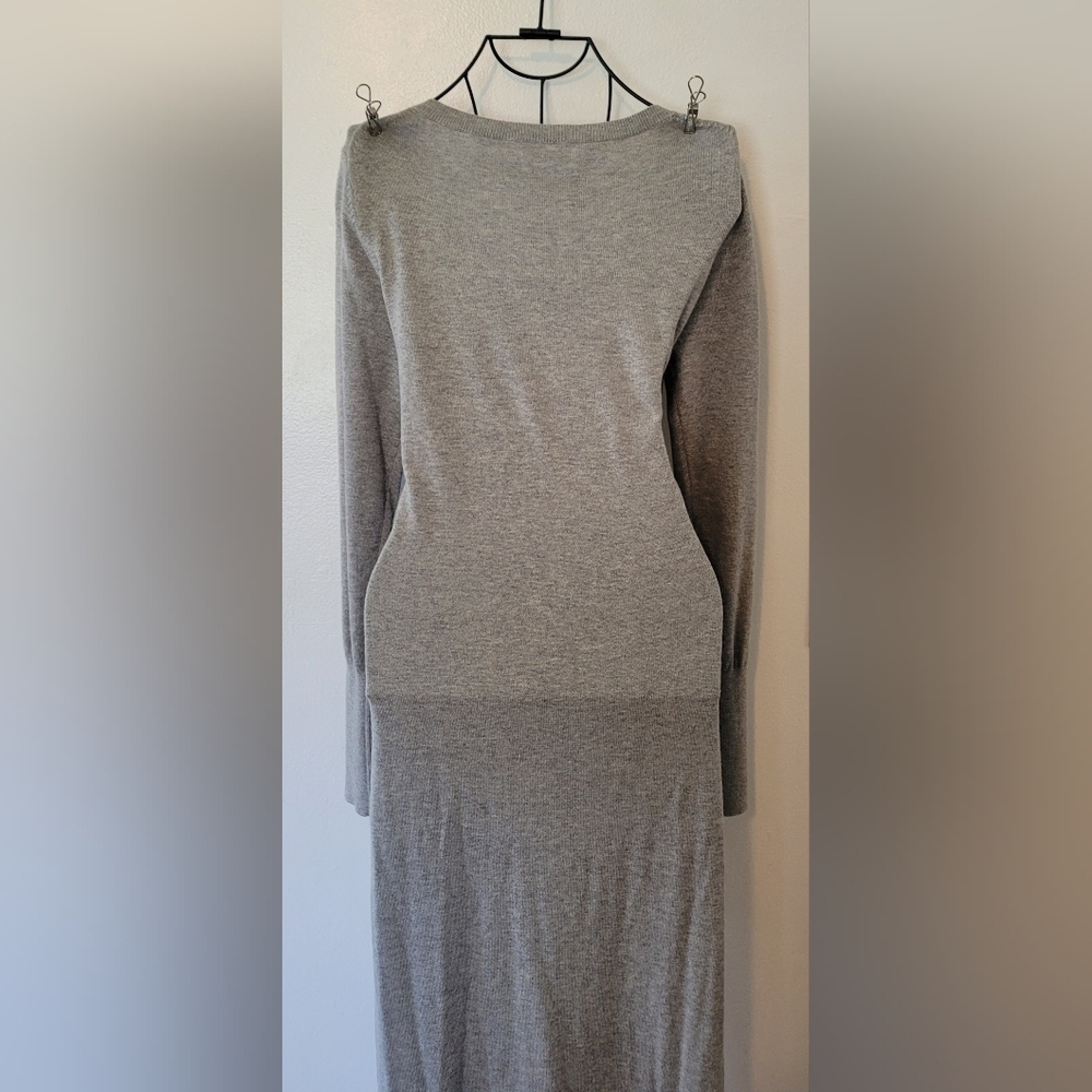 Vintage Oasis Grey Maxi Sweater Dress​​​ - Picture 4 of 5